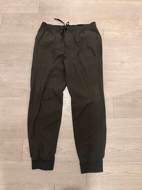 Lululemon Olive Green High Rise Stretch Jogger Pants 27” Inseam